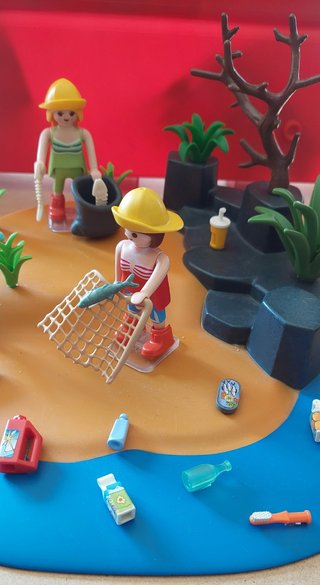 Playmobil Isla Poseidon con buzos y accesorios