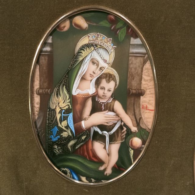 Quadro capo letto Madonna con Bambino