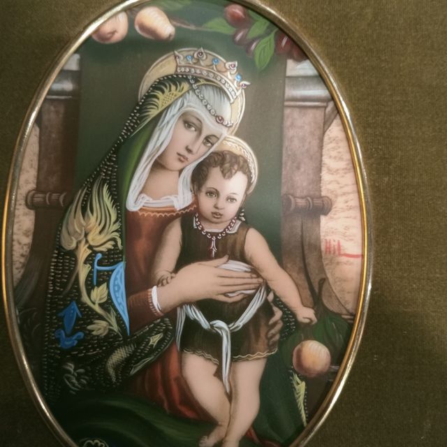 Quadro capo letto Madonna con Bambino