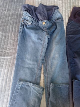 3 pantalones premamá 38-40