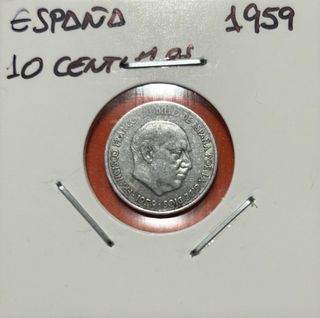 MONEDA DE 10 CENTIMOS 1959