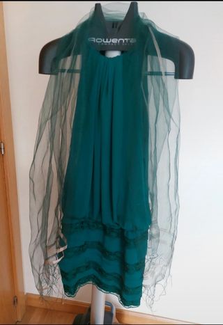 Conjunto vestido y pasmina Tintoretto.