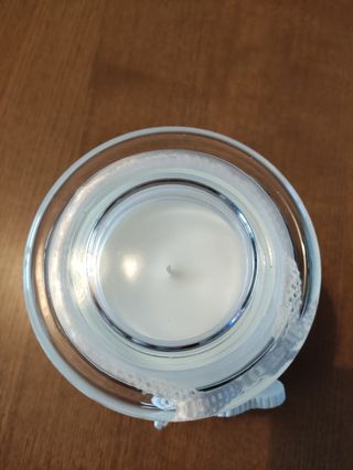 Candela in vaso 