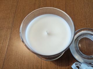 Candela in vaso 