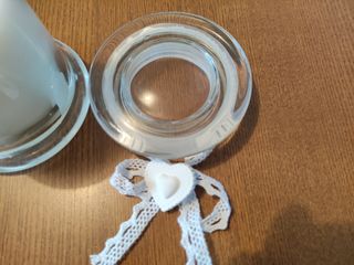 Candela in vaso 