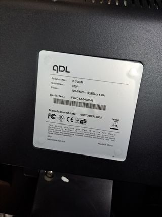 Set de teclado y pantalla 