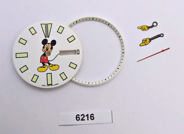 SEIKO MICKEY MOUSE ESFERA MANOS SET 6309 7290 7040
