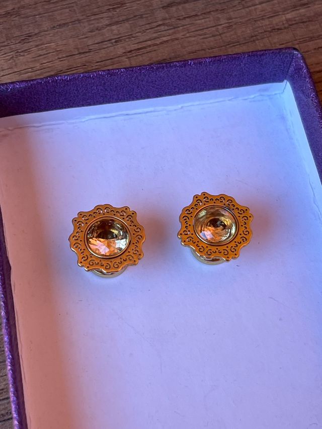 Par de Dilataciones Dorada 5mm