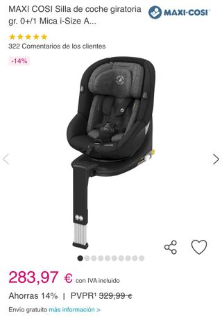maxicosi silla de coche giratoria
