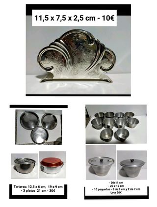 UTENSILIOS CASA ( varias fotos )