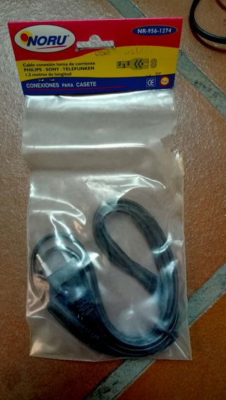Cable conexión toma de corriente
