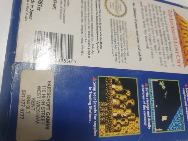 Digger T. Rock Nintendo Nes