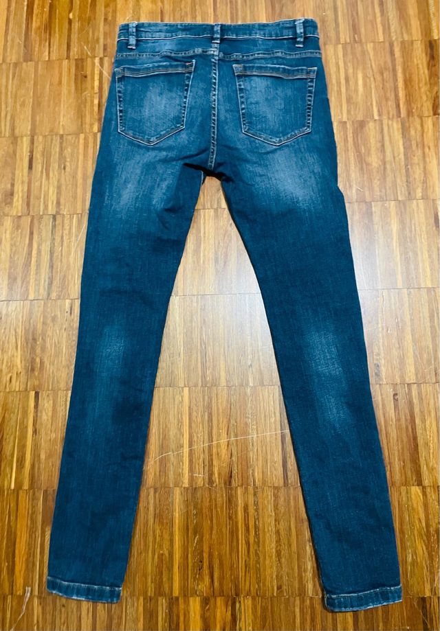 Jeans Skinny fit blu scuro Pull&Bear