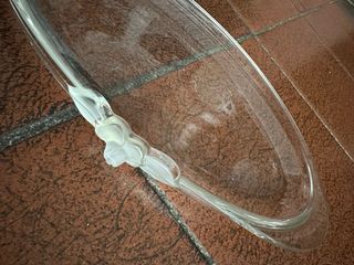 vassoio in vetro elegante