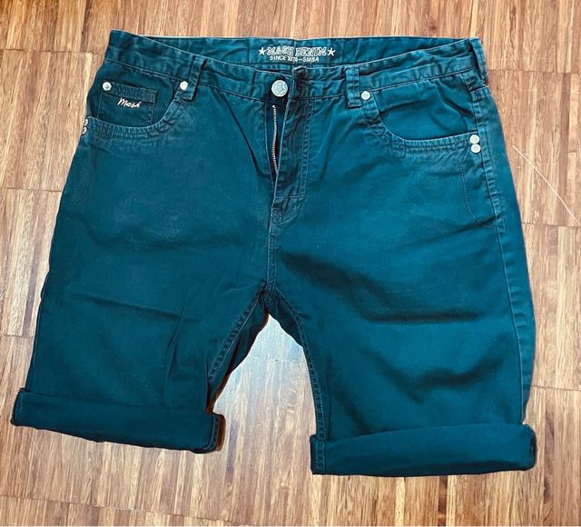 Bermuda chino blu scuro uomo