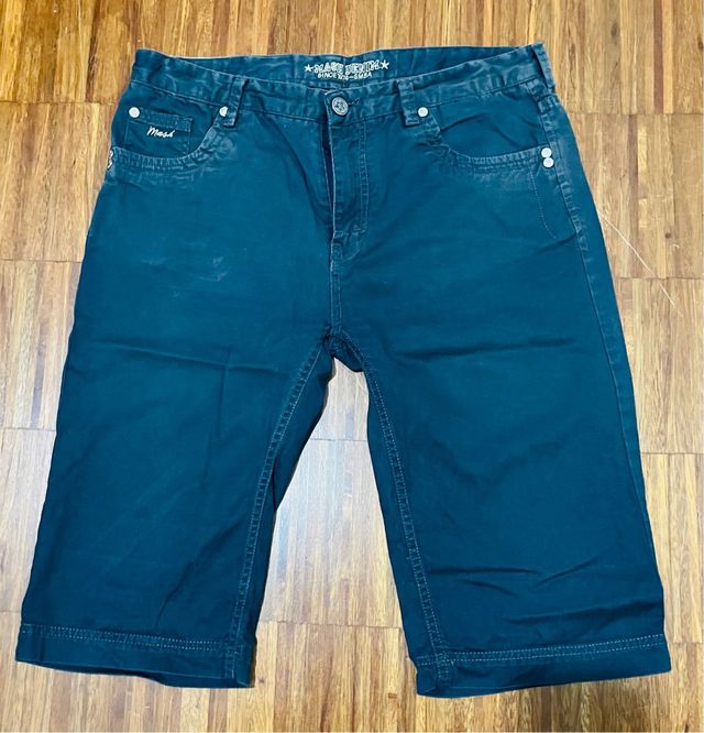 Bermuda chino blu scuro uomo