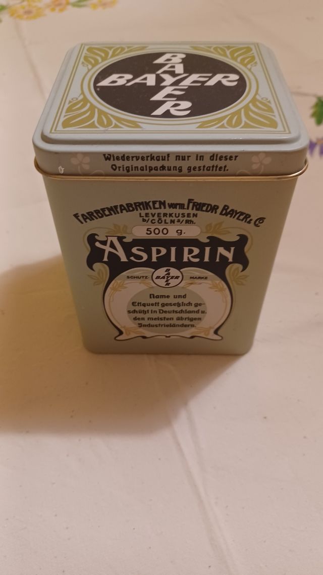 LATA ASPIRINAS ALEMANA COLECCIONISMO BAYER