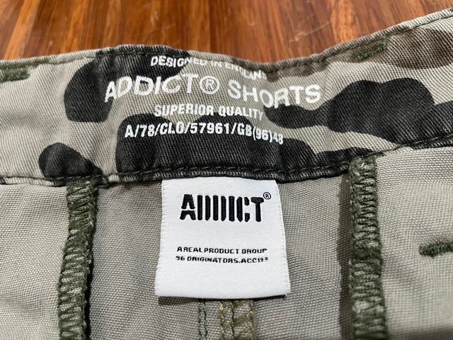 Bermuda cargo Addict camouflage mimetici