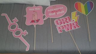 Accesorios para despedida photocall