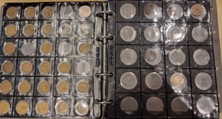 LOTE / ALBUM CON COLECCION MONEDAS ESPAÑA