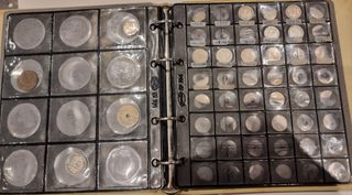 LOTE / ALBUM CON COLECCION MONEDAS ESPAÑA