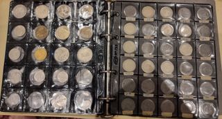 LOTE / ALBUM CON COLECCION MONEDAS ESPAÑA