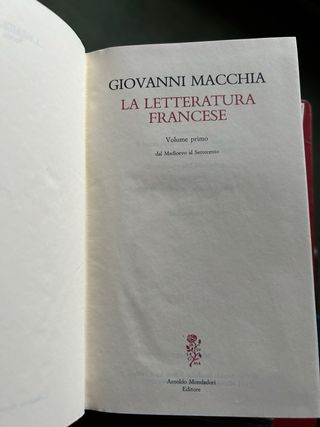 Storia della letteratura francese