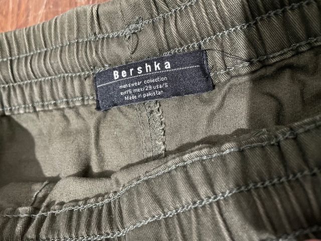 Pantaloni chino skinny verdi cavallo basso