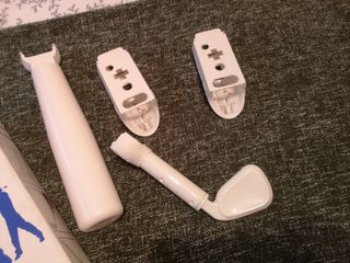 Bate de béisbol y palo golf para wii