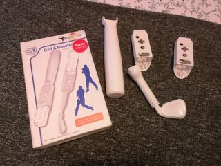 Bate de béisbol y palo golf para wii