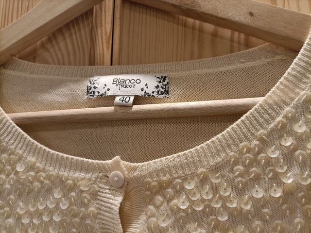 Chaqueta corta de marca Blanco