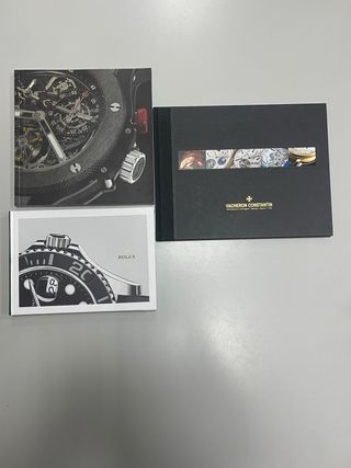 catálogos de relojes ROLEX HUBLOT VACHEEON 2019-20