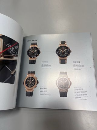catálogos de relojes ROLEX HUBLOT VACHEEON 2019-20