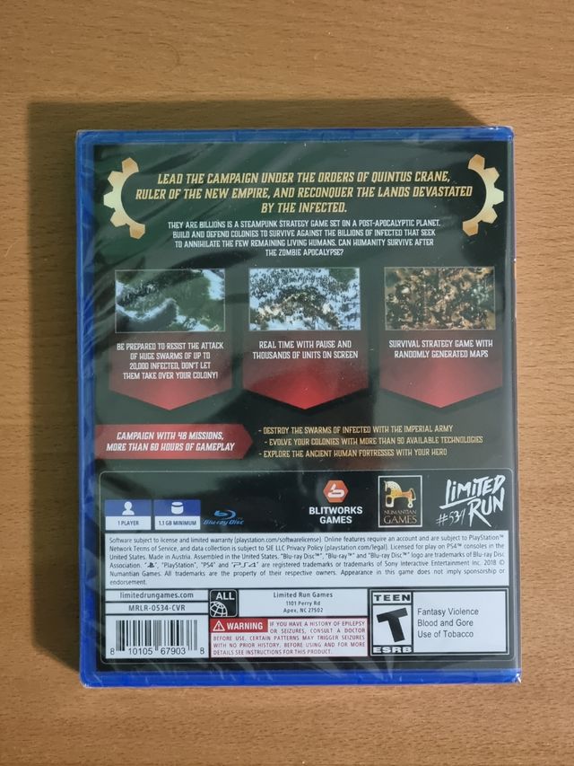 They are Billions PS4