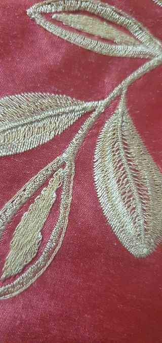 MANUEL CANOVAS seta x tappezzeria ricamato 139x116
