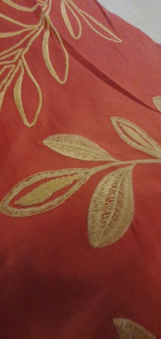 MANUEL CANOVAS seta x tappezzeria ricamato 139x116