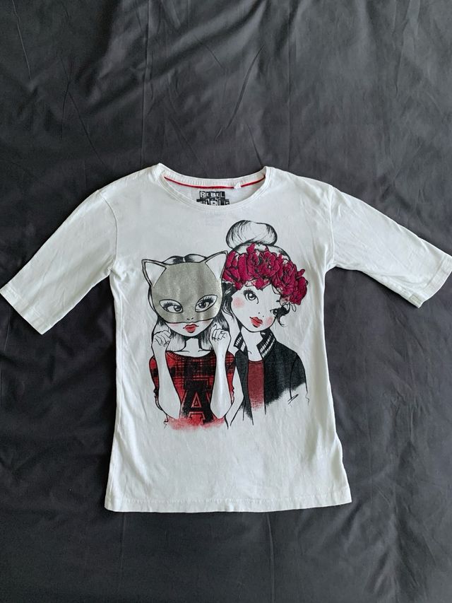 Camiseta Rock Girls T9/10 años