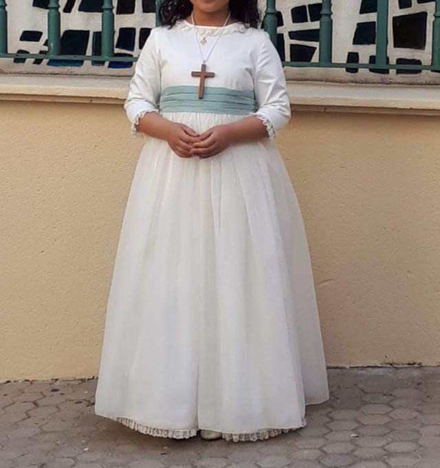 Vestido de Comunión + Can can