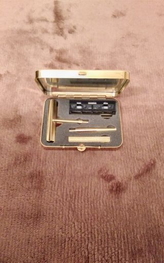 Maquinilla de afeitar desmontable viaje
