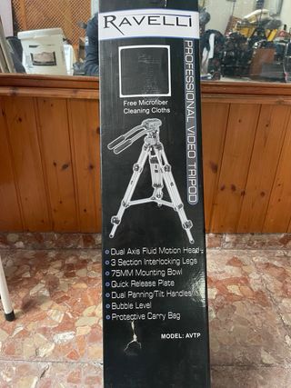 Ravelli Tripode video con cabezal fluido