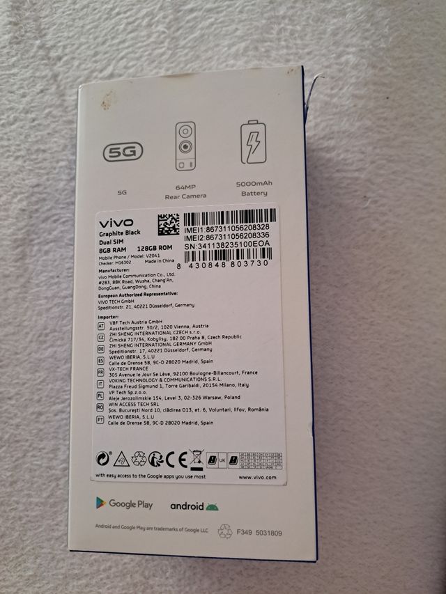 EU VENDO O TELEFONE VIVO Y 72