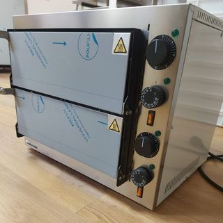 HORNO PARA PIZZA DE 2 CAMARAS 1+1 DE 32 cm