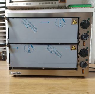 HORNO PARA PIZZA DE 2 CAMARAS 1+1 DE 32 cm