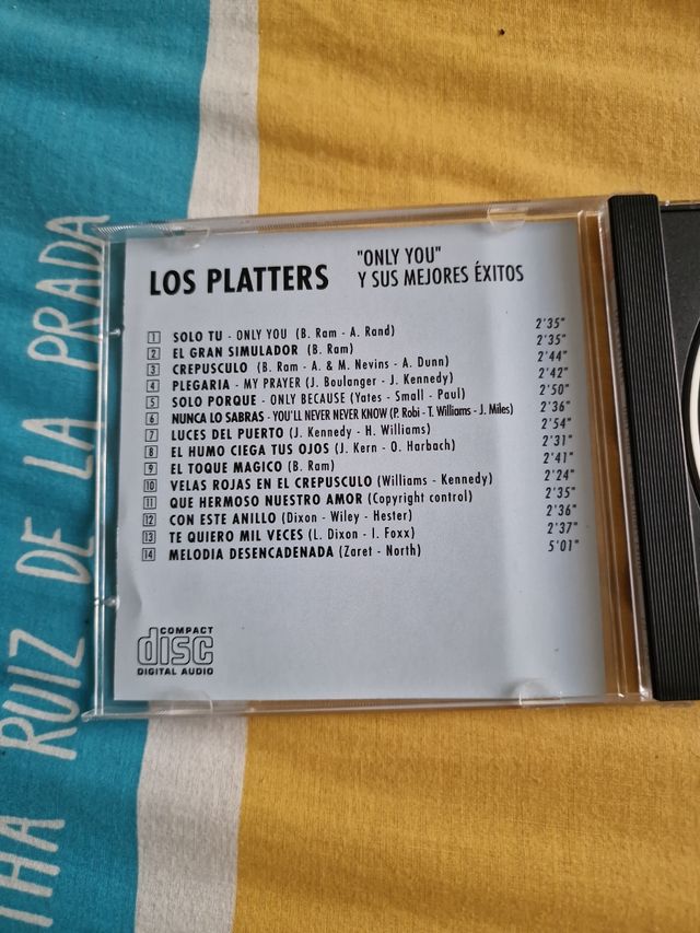 CD Los Platters grandes exitos compact disc 
