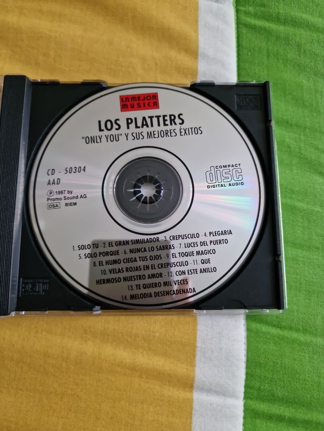 CD Los Platters grandes exitos compact disc 