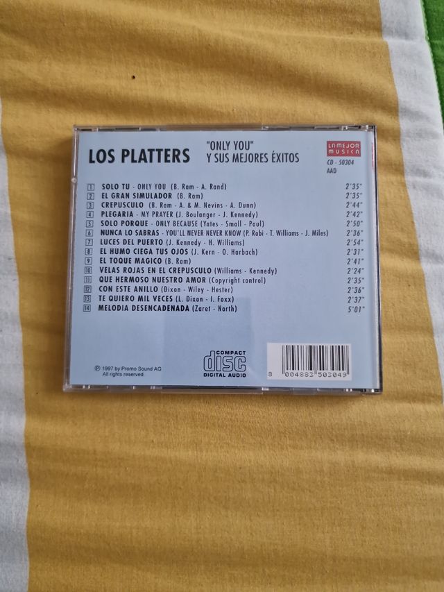 CD Los Platters grandes exitos compact disc 