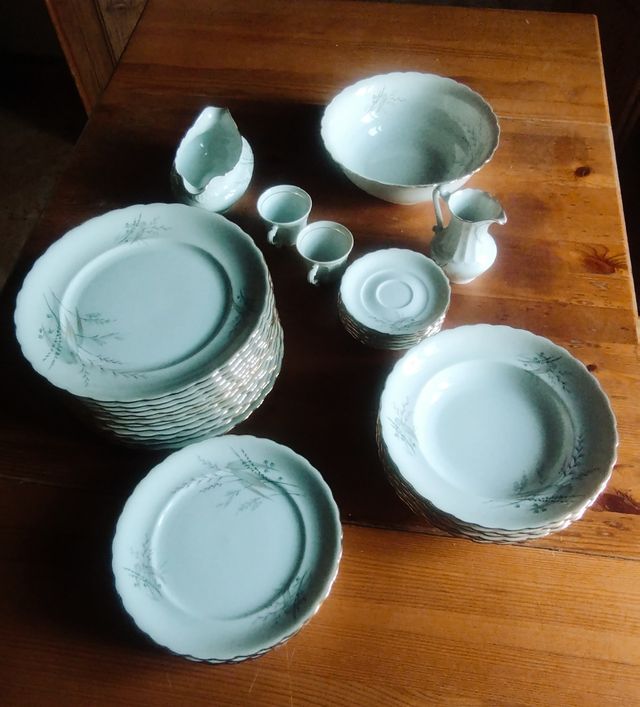 Capeans Vajilla Porcelana EspaÃ±ola VAJILLA CAPEANS 56 PIEZAS