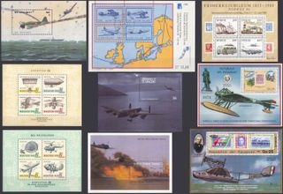 +500 SELLOS TEMA "AVIACIÓN", VARIOS PAISES (1/2)