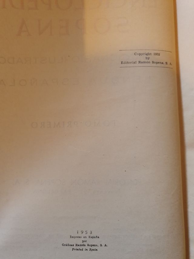 Enciclopedia Sopena año 1953