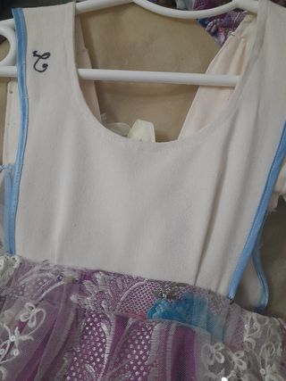Vestido fallera niña siglo XXI con manteletas